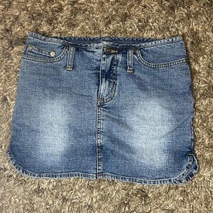 Seduction Denim Mini Skirt